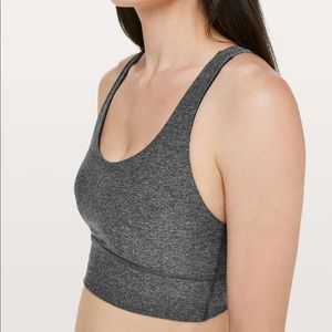Lululemon Energy Bra 8 - Longline Heathered Black